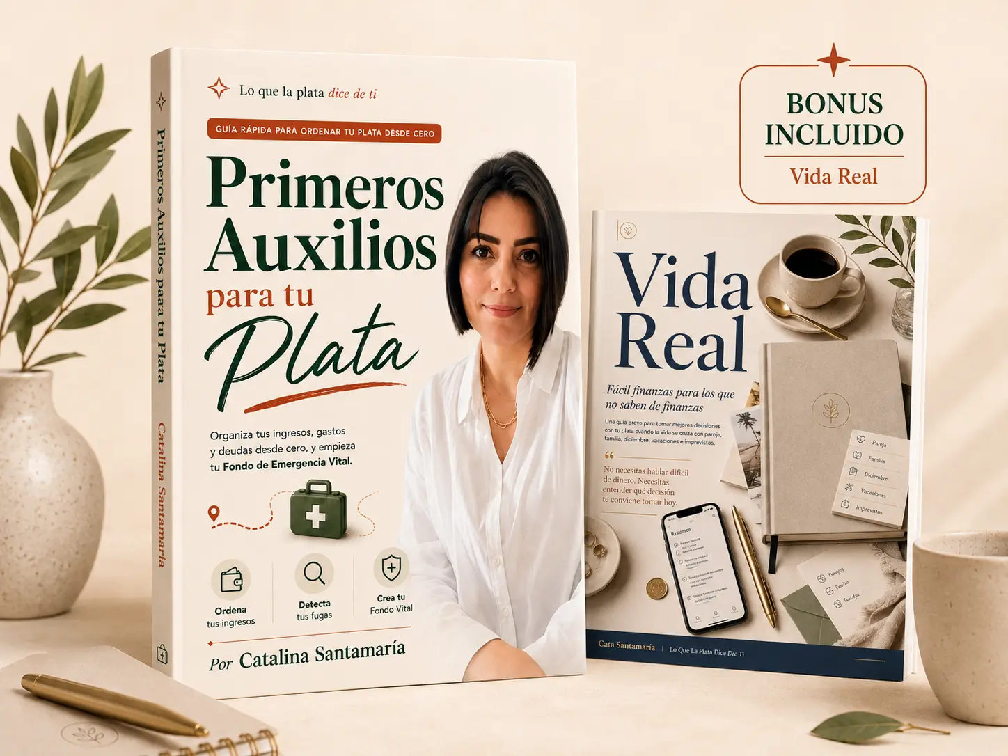 Bundle de Primeros Auxilios para tu Plata con el bonus VIDA REAL incluido.